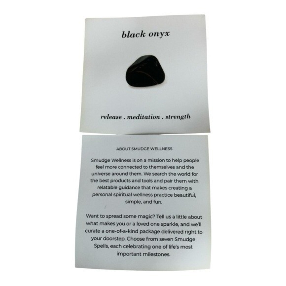 Black Onyx Crystal Sphere SMUDGE Meditation Ball w/ Green Velvet Pouch New - Picture 10 of 11